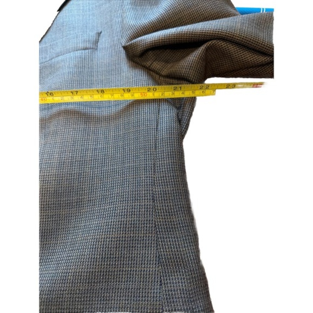 Ralph Lauren 42R Houndstooth Sport Coat - Blazer - Tan, Dark Brown     ‎  4039 - Picture 16 of 16
